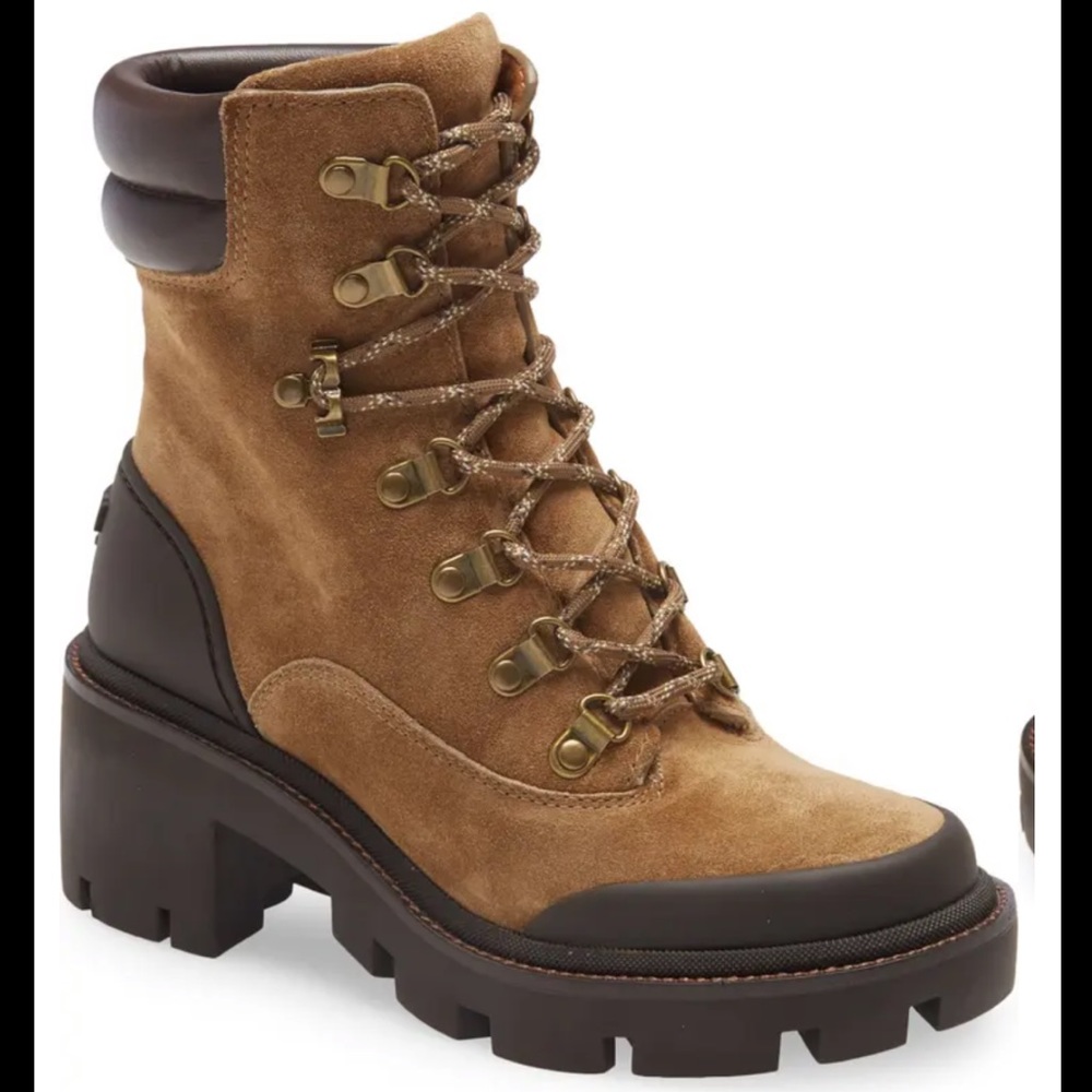 Tory Burch Hiker Ankle Boots Size 6